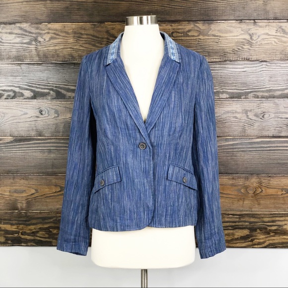 Anthropologie Cartonnier Winona Embroidered Blazer - Picture 2 of 8